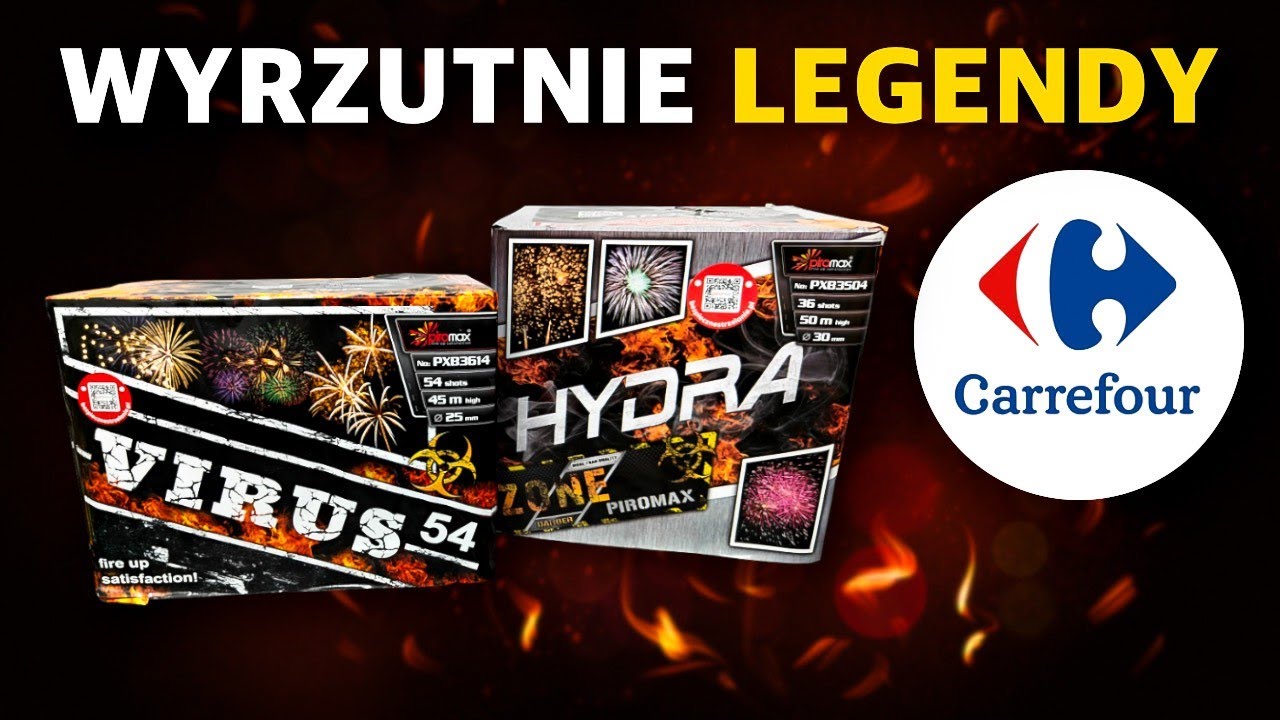 Fajerwerki z Carrefour! Virus i Hydra Piromax! Mamy Hita! Stara moc wróciła? Virus Dino 2025 