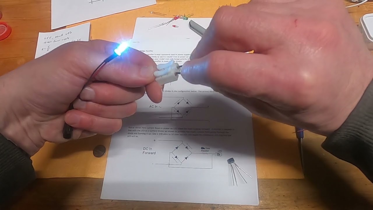 Wiring LEDs in your model trains.