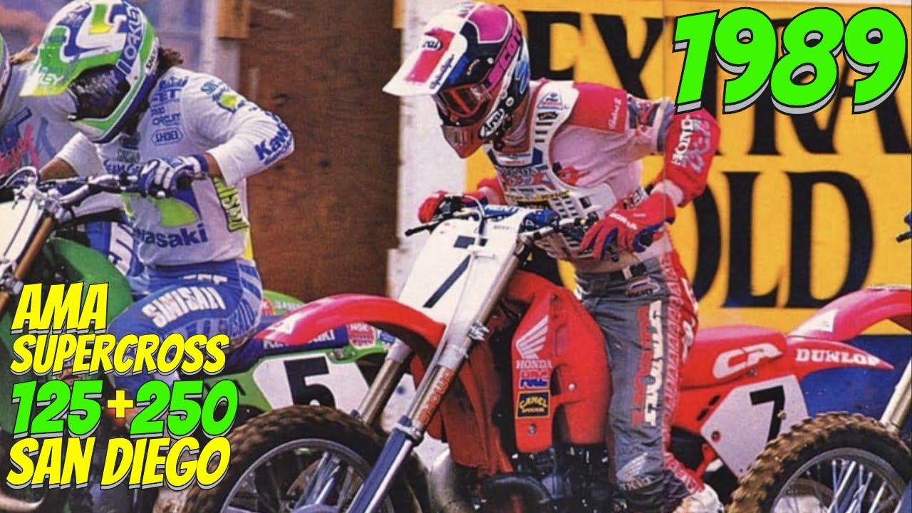 1989 SUPERCROSS - SAN DIEGO RD4 - 125's & 250's