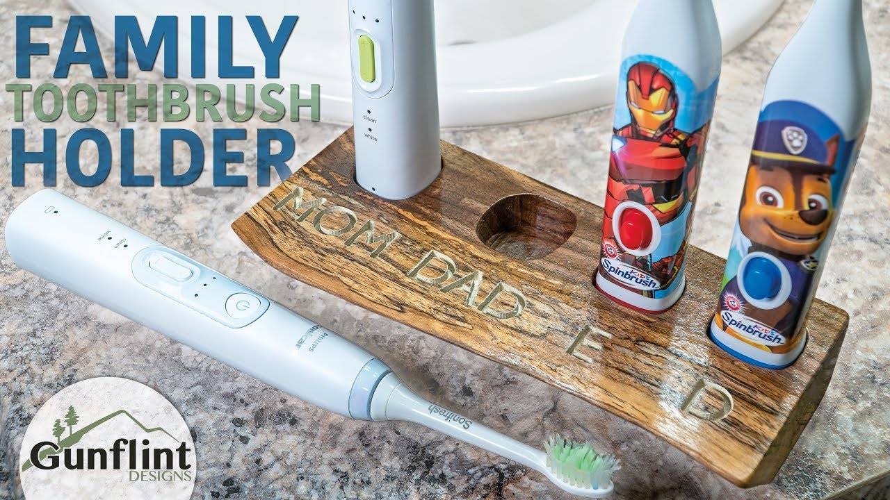 Sonicare Family Toothbrush Holder | First X-Carve Project