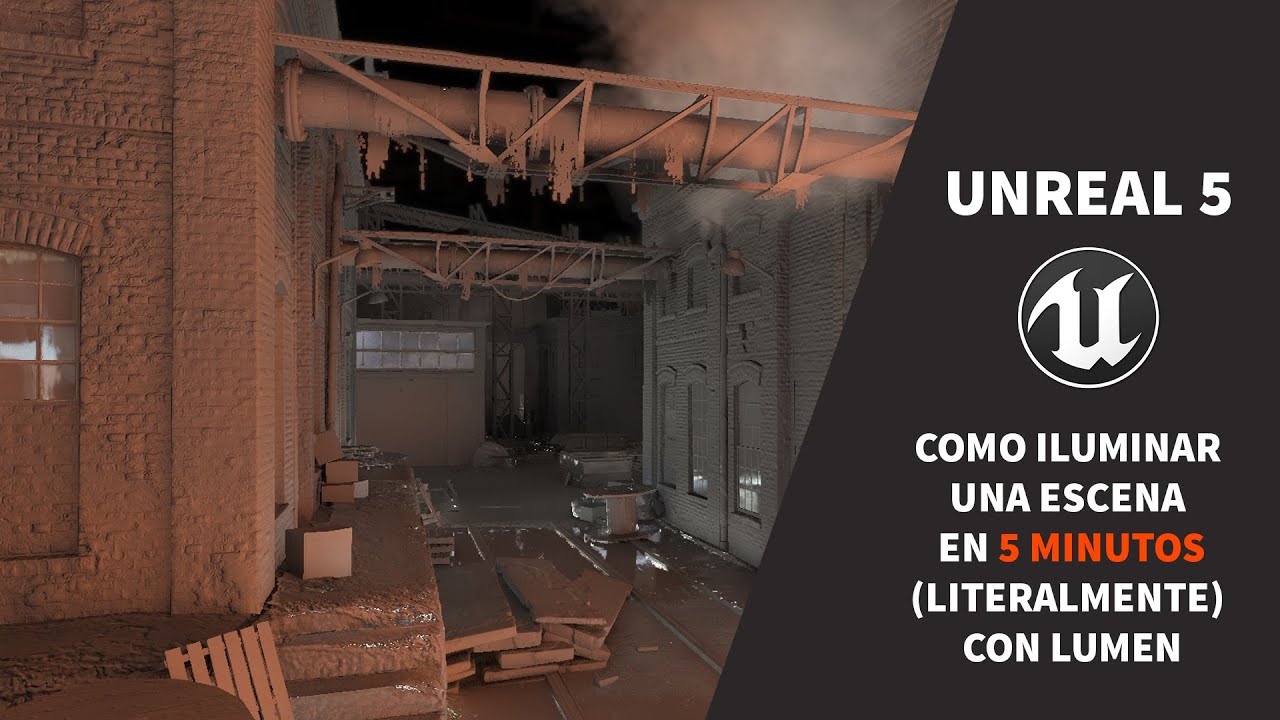 Unreal 5.Como iluminar una escena con Lumen | Unreal Engine 5 tutorial