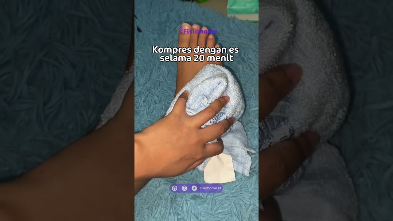 Penanganan keseleo 🙌🏻 #keseleo #sprain #sprainedankle #ankleinjury  #fisioterapi #physicaltherapy