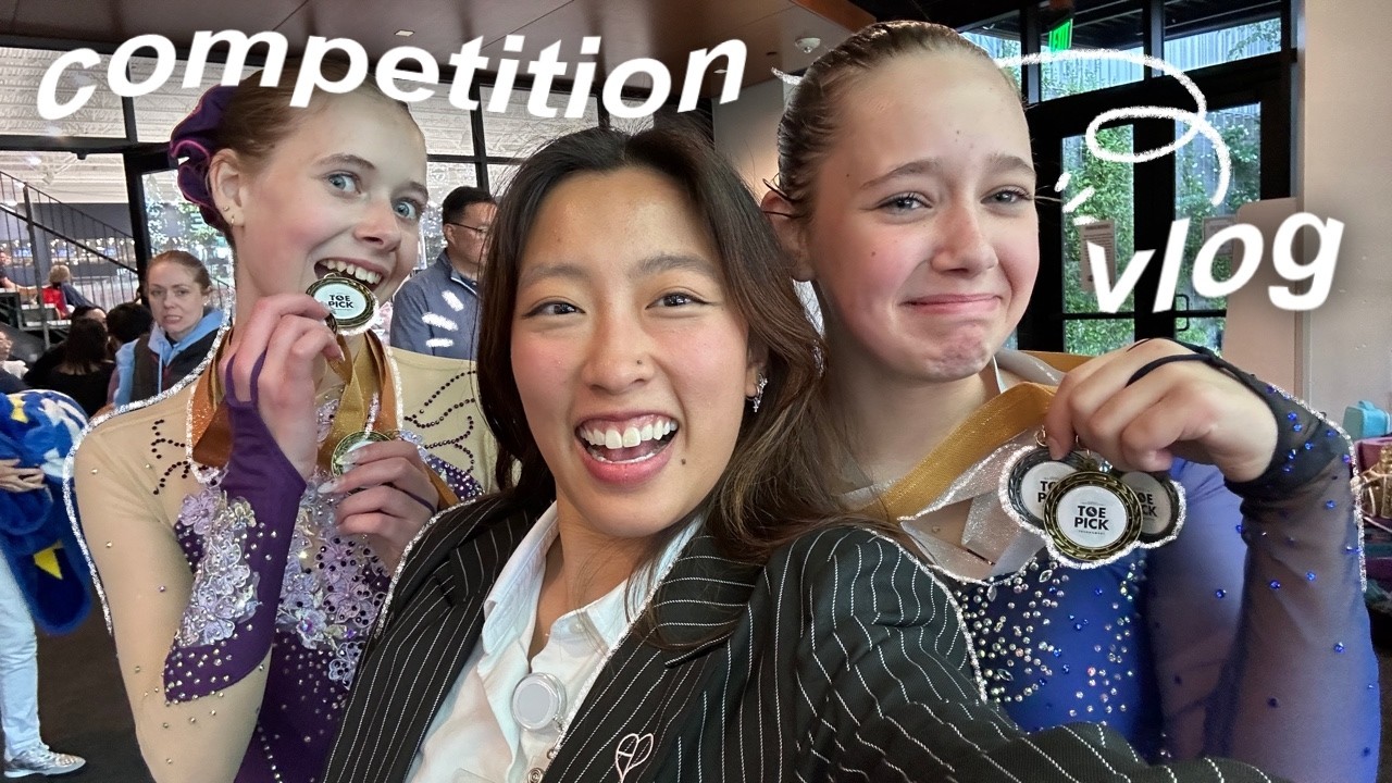 ВНУТРИ дня соревнований в качестве тренера по фигурному катанию ⛸️🏅 | день из моей жизни как фигу...