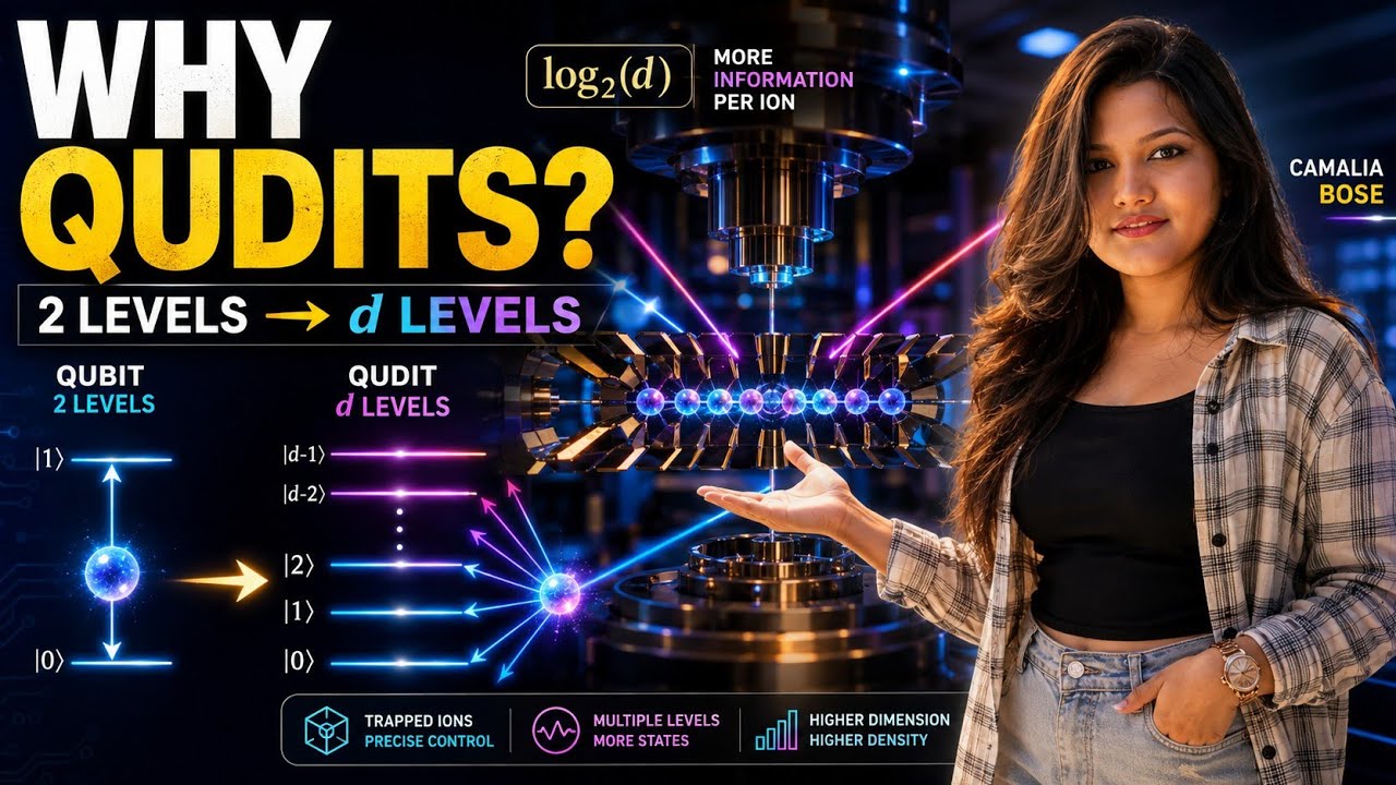 Why Qudits? Trapped-Ion Systems Explain Quantum Information Density @AyushKaari 
