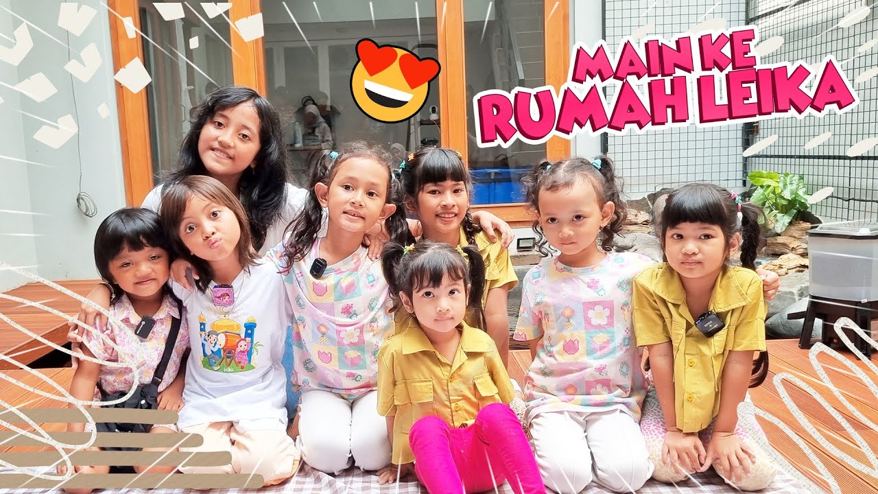 QAIREEN DAN KIRANA MAIN KE RUMAH LEIKA DAPAT SURPRISE KETEMU DISTA DAN BABY DINAR 😍 #trending