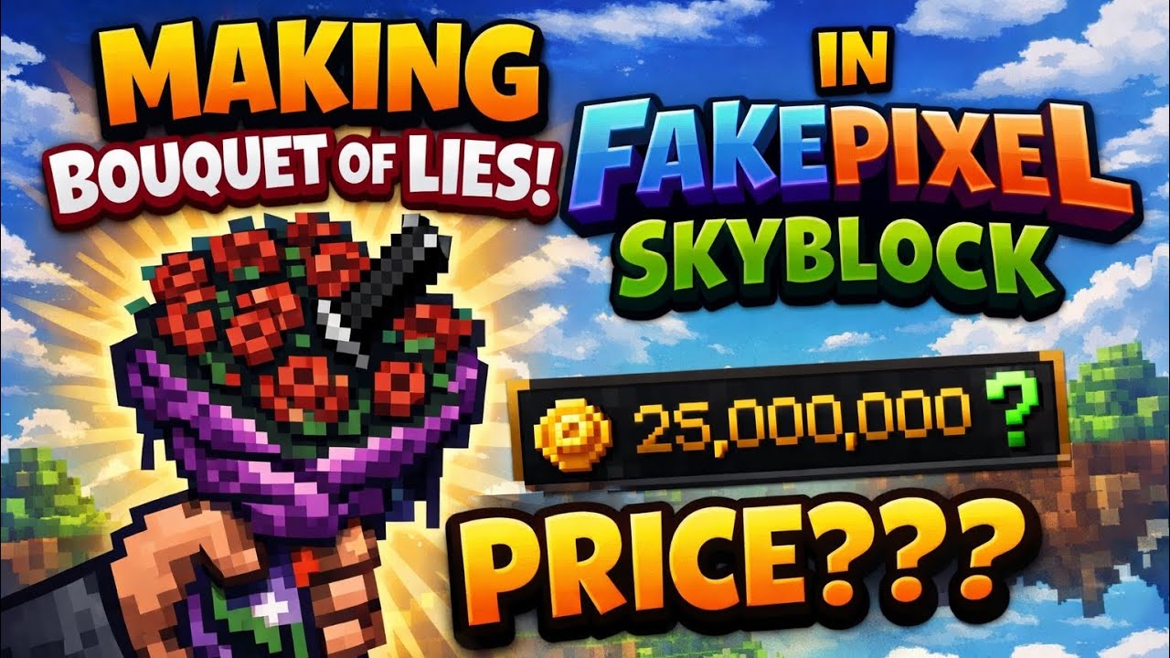 How OP Is Bouquet of Lies in Fakepixel Skyblock? | FakePixel Skyblock minecraft 