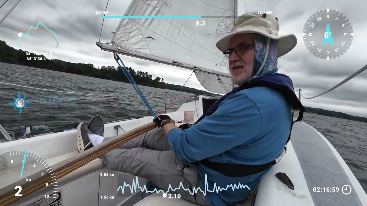 Coming back from Buford Dam on a Capri 22