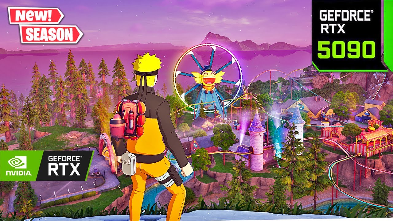 New Fortnite Chapter 7 Season 1 | RTX 5090 4K MAX Settings + RTX ON #fortnite