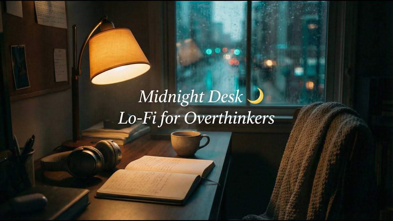 Midnight Desk 🌙 Lo-Fi for Overthinkers