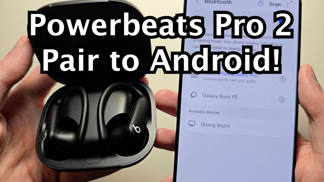 How to Connect Beats Powerbeats Pro 2 to Android Phone!