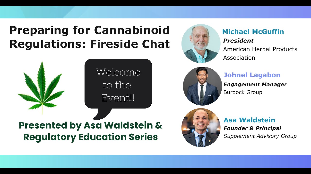 Preparing for Cannabinoid Regulations: An NDI Focused Conversation (Full Webinar)