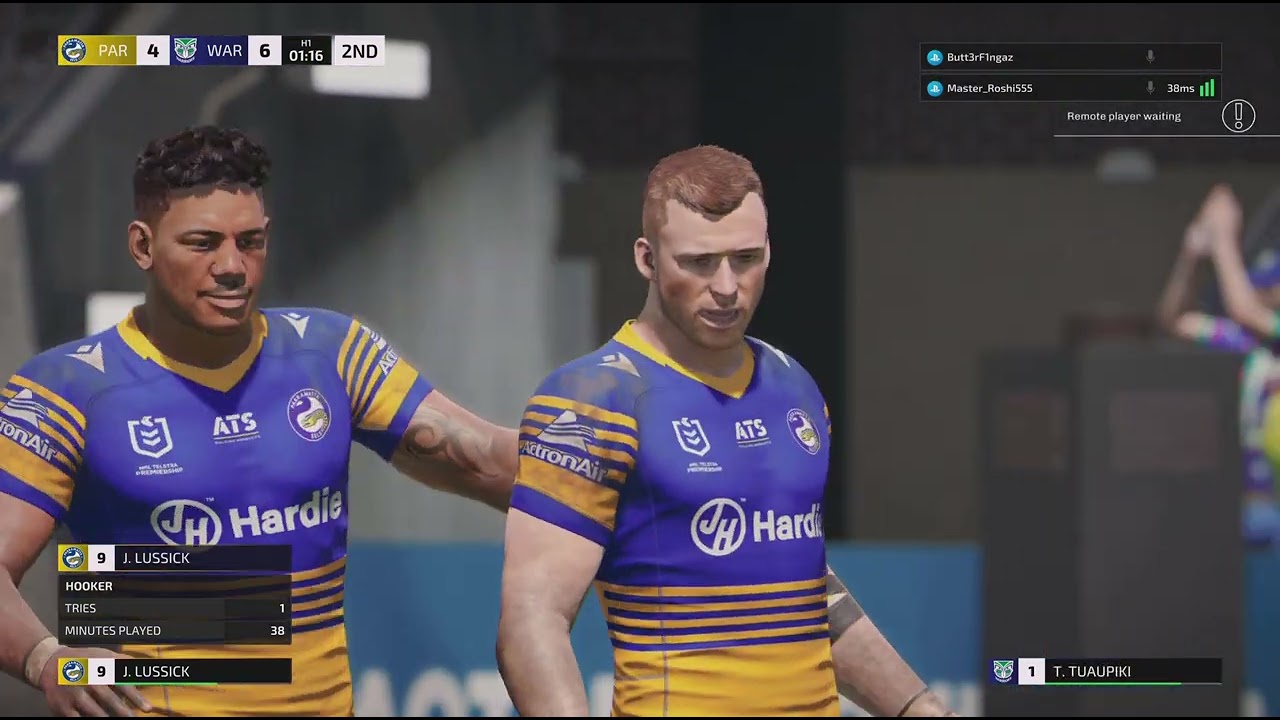 Butt3rF1ngaz vs Master_Roshi555 Rugby League 26