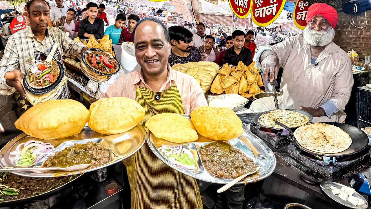 Delhi Food Tour | Famous Old Delhi Street Food | Street Food In Delhi | Indian Street Food Delhi