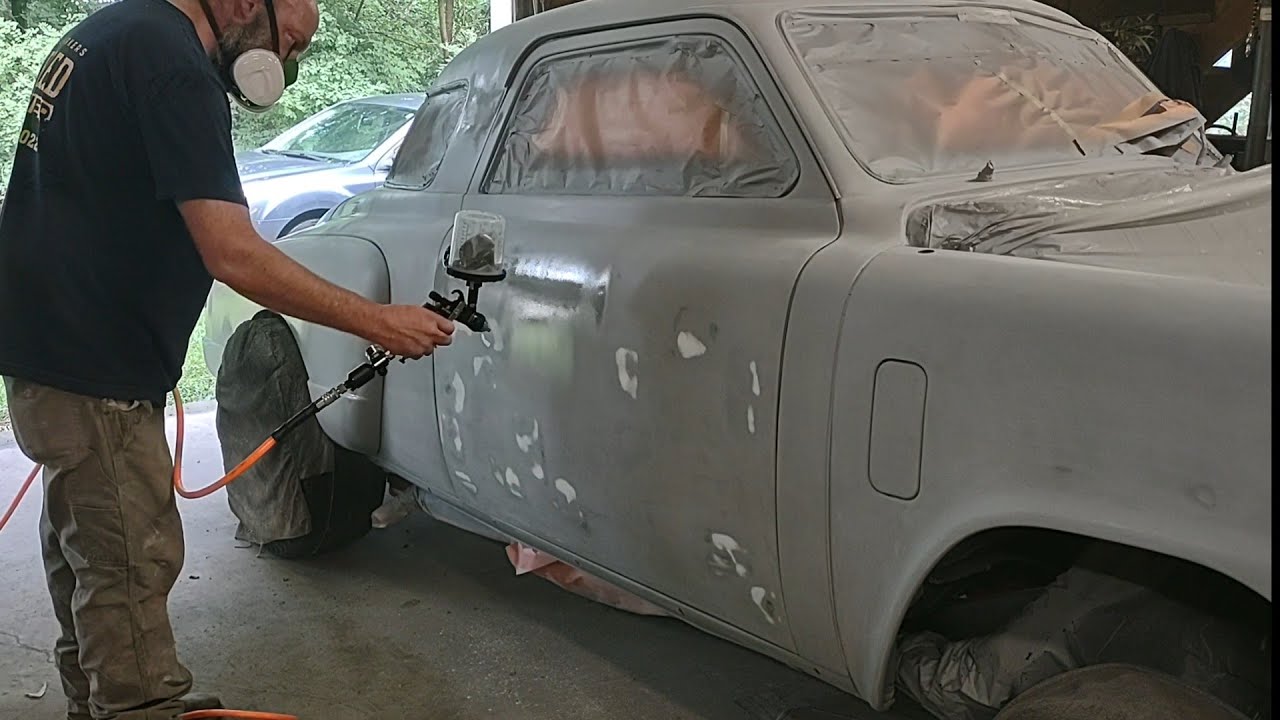 gattlelic spray gun from Amazon ..let's test it out on the 49 Studebaker gasser