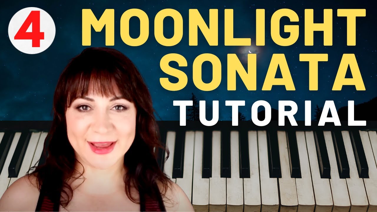 Beethoven Moonlight Sonata Piano Tutorial Part 4