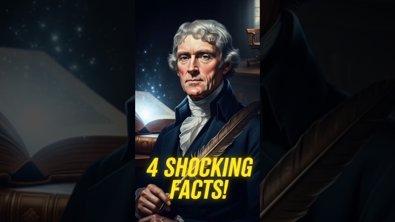 4 Shocking Facts About Thomas Jefferson You Never Learned in School! 🇺🇸📜 #americanpresident