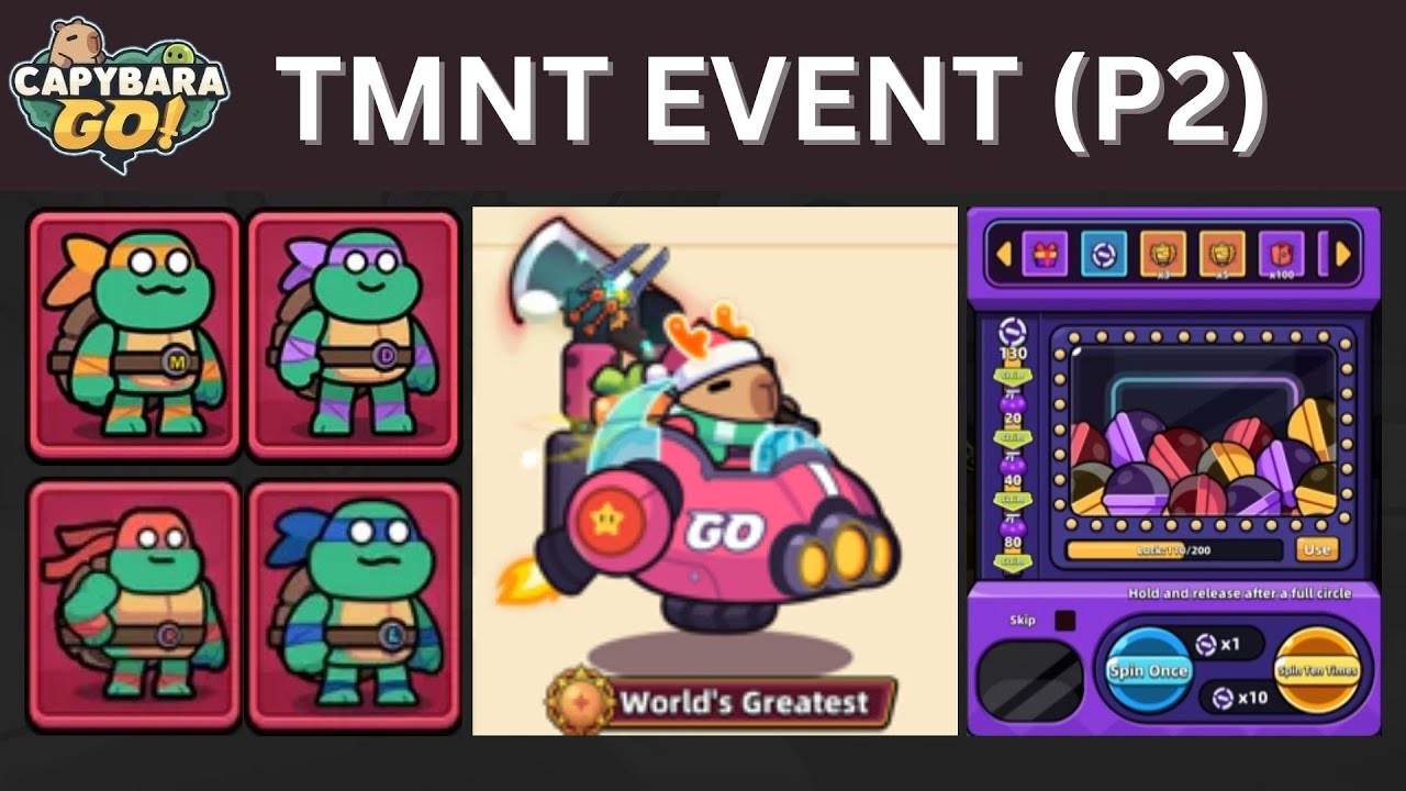 Capybara Go! Event Guide: The whole gang is here