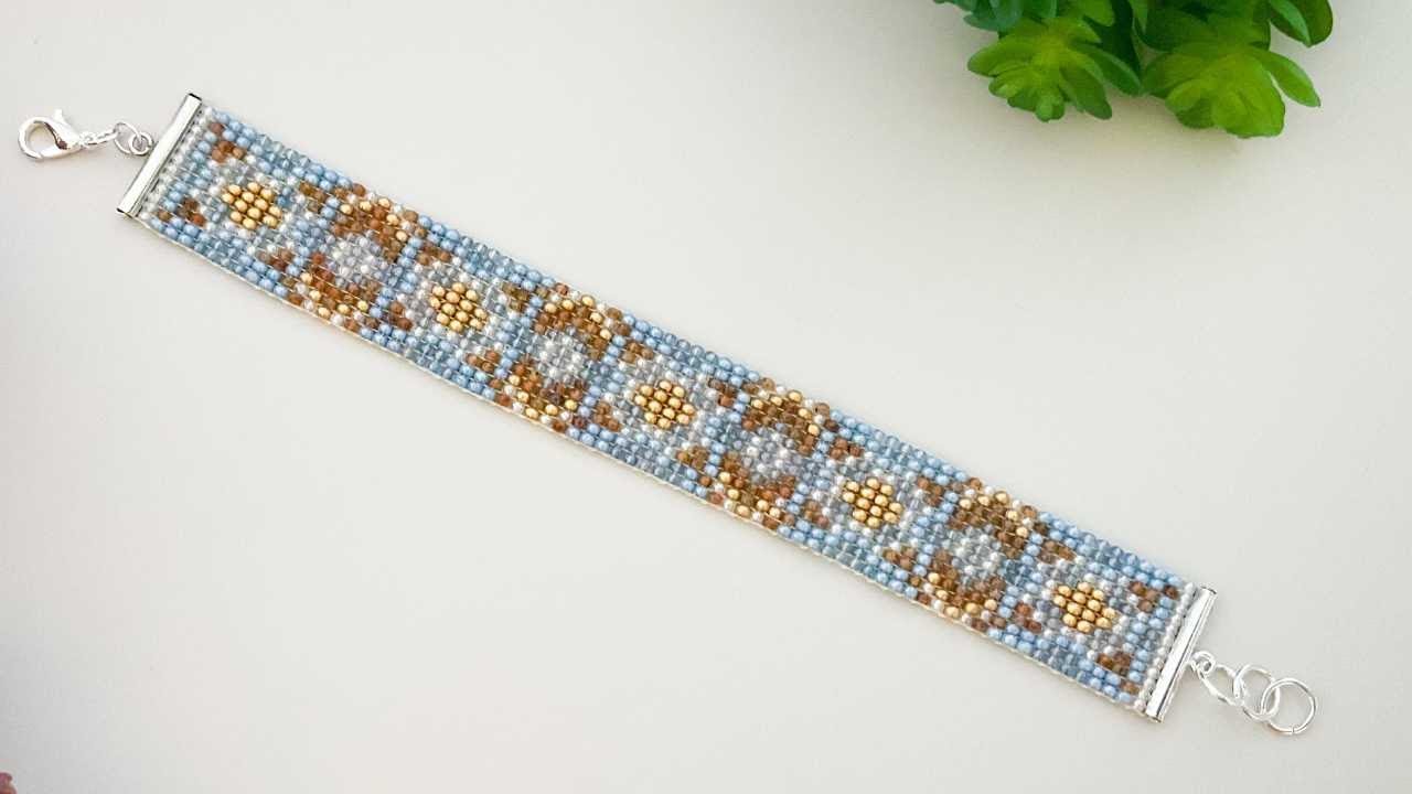How to Finish Loom Beading with Slide Connector Findings