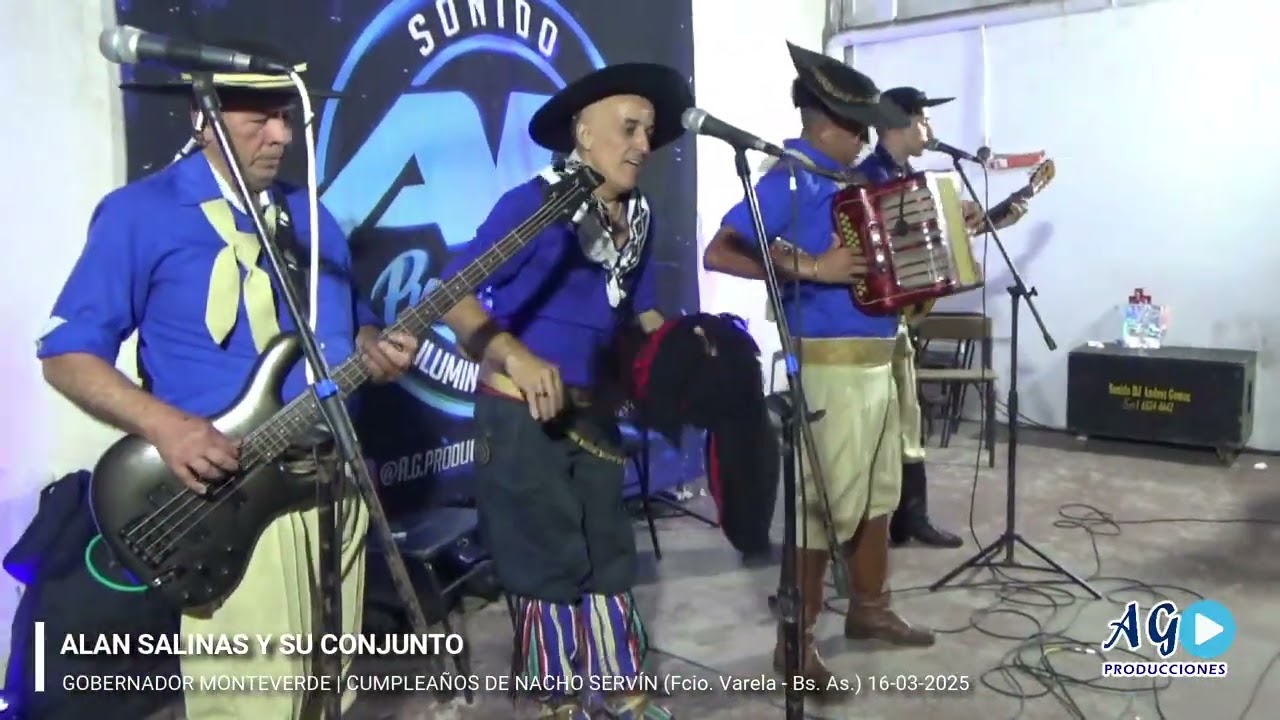 ALAN SALINAS EN VIVO | FIESTA DE NACHO SERVÍN | G. MOTEVERDE (F. Varela - Bs. As.) 16 03 2025 💣💣💣🔥🔥🔥
