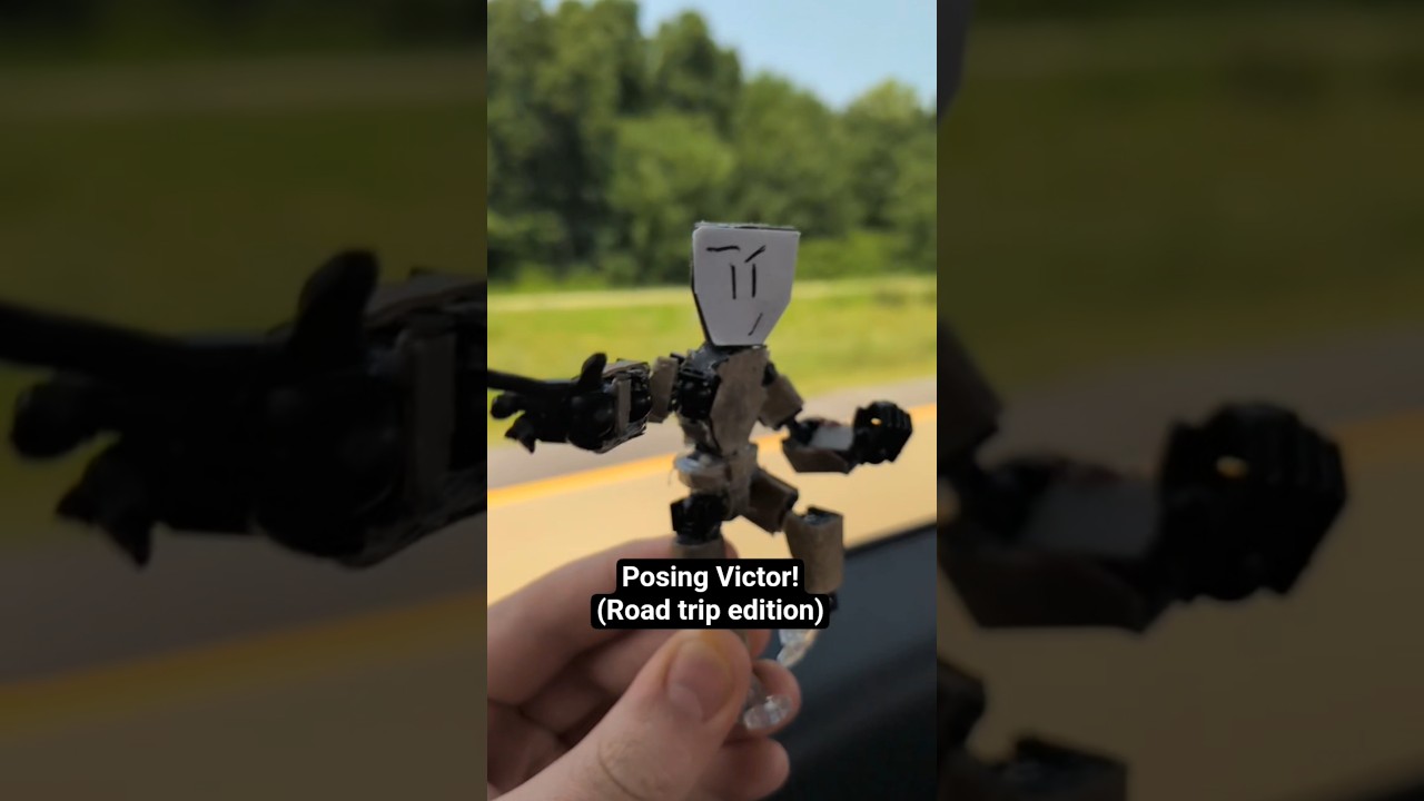 Posing Victor again #stikbot #lego #customfigure #stopmotion #shorts #fyp