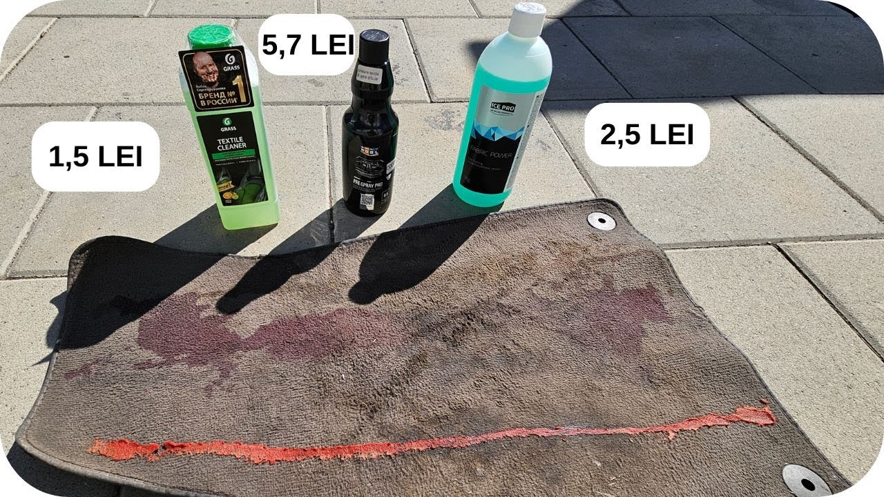 Ieftin VS Scump - ICE PRO VS GRASS VS ADBL - Textile Cleaner