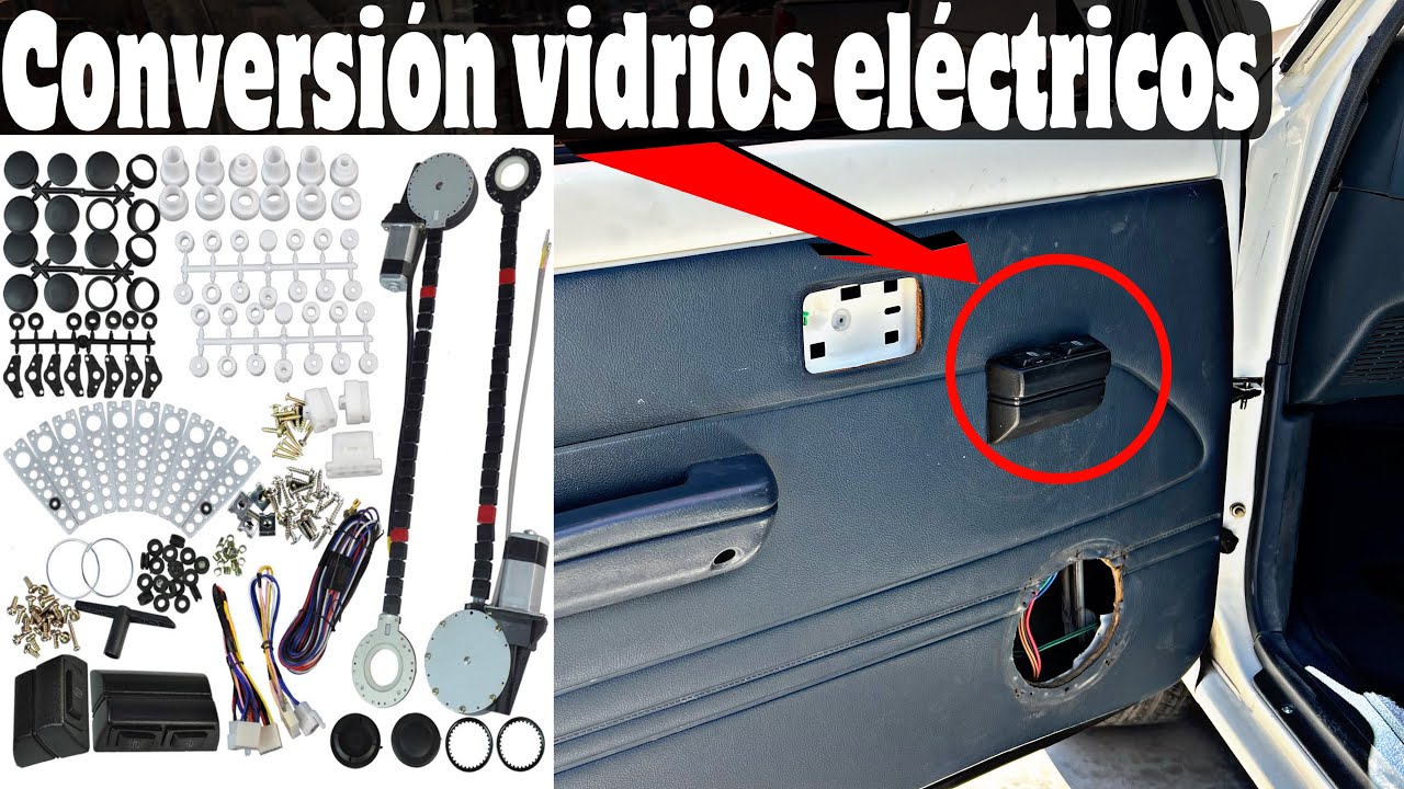 conversion vidrios manuales a eléctricos |Toyota pickup |