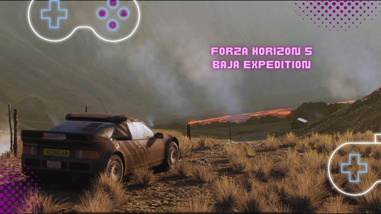 Driving Into an Active Volcano 😱 | Horizon Baja Expedition | FH5 PS5