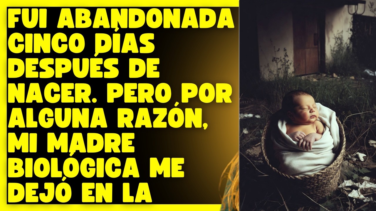 Fui abandonada cinco días después de nacer. Pero por alguna razón, mi madre biológica me dejó en la