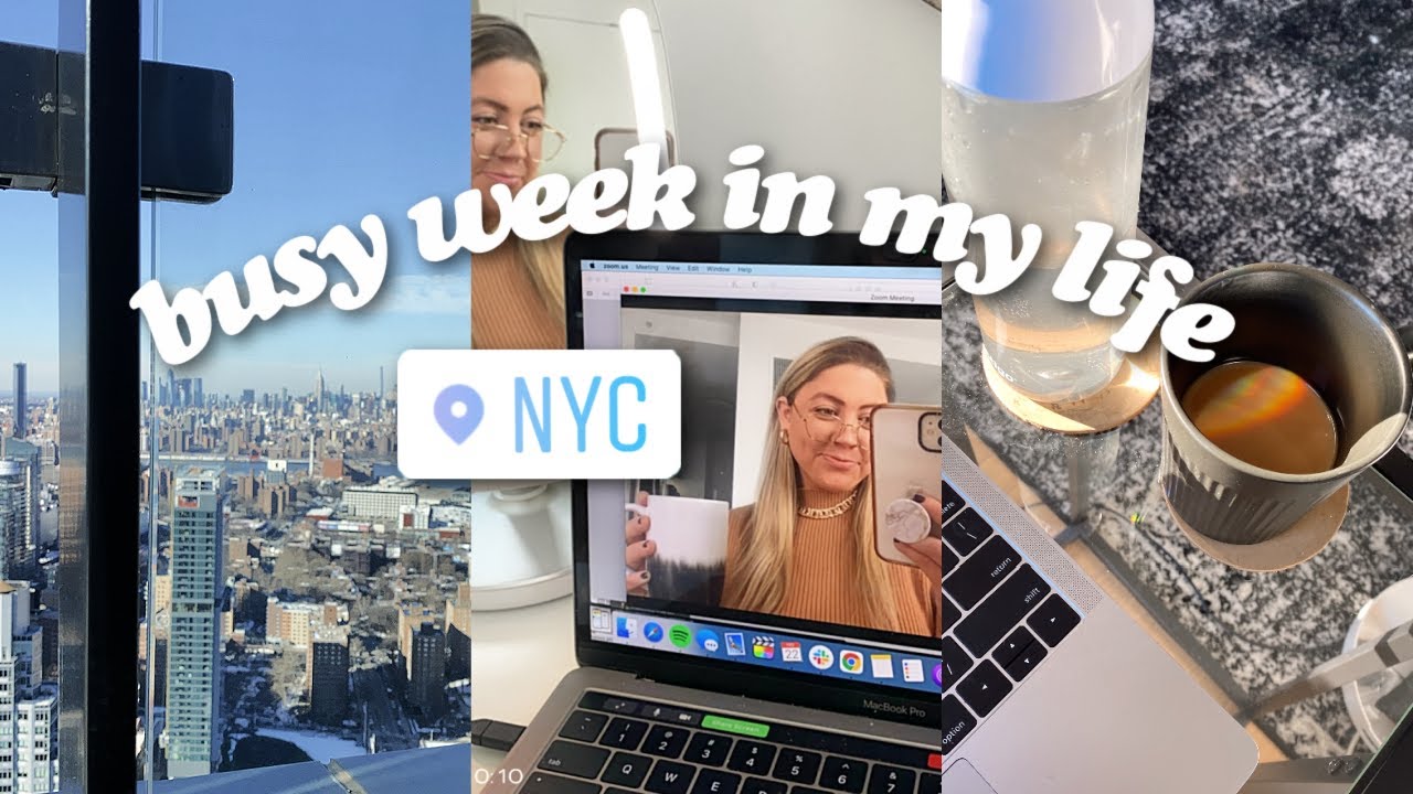 busy work week in my life: getting stressed + managing it, always pan unboxing, & new office chair!