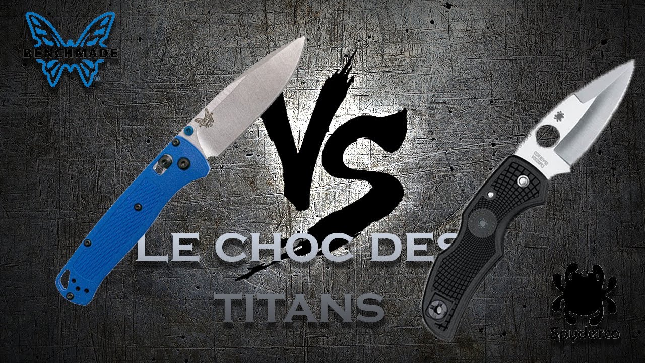 Benchmade Bugout VS Spyderco Native - Le choc des titans !