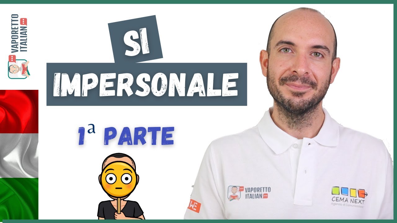 Il SI IMPERSONALE in italiano (1a parte) | Impara l'italiano con Francesco