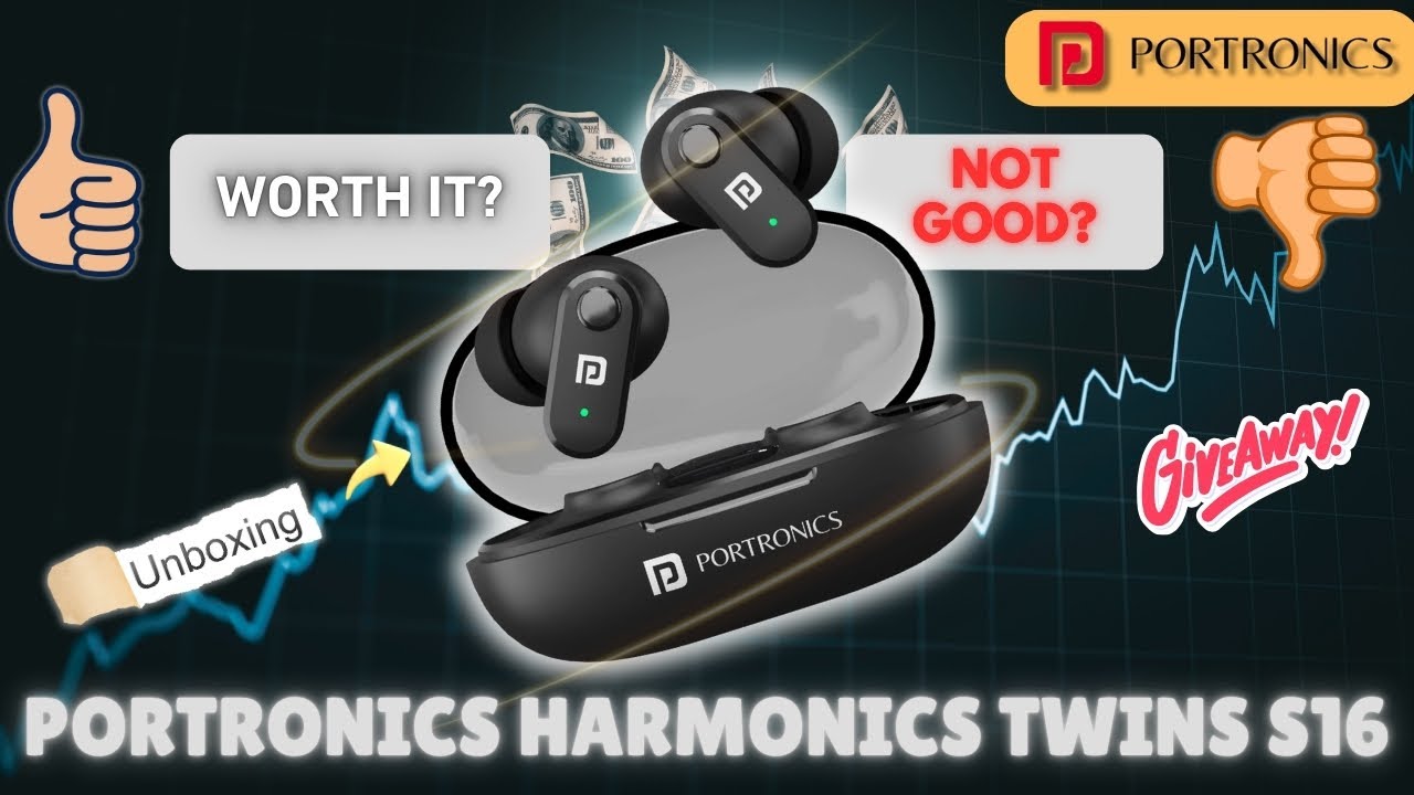 PORTRONICS HARMONICS TWINS S16 UNBOXING AND FIRST IMPRESSIONS |