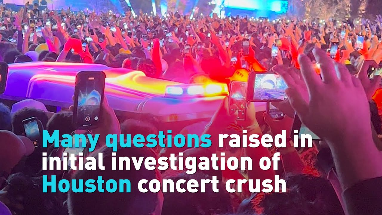 Many questions raised in initial investigation of Houston concert crush