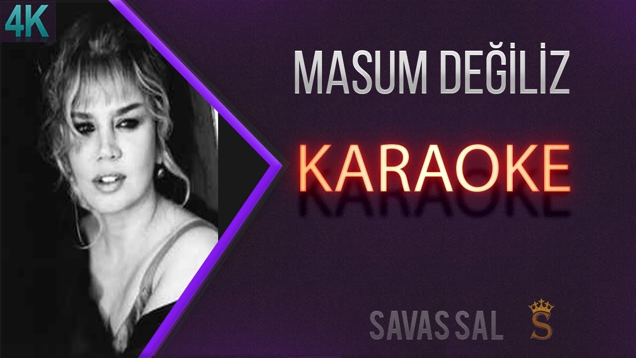 Masum Değiliz (КАРАОКЕ)
