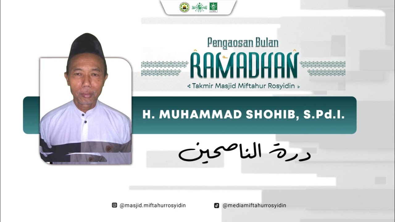 🔴 LIVE #9 NGAOS SORE H. M SHOHIB, S.Pd.I. (DURROTUN NASIHIN) | 9 RAMADAN 1447 H
