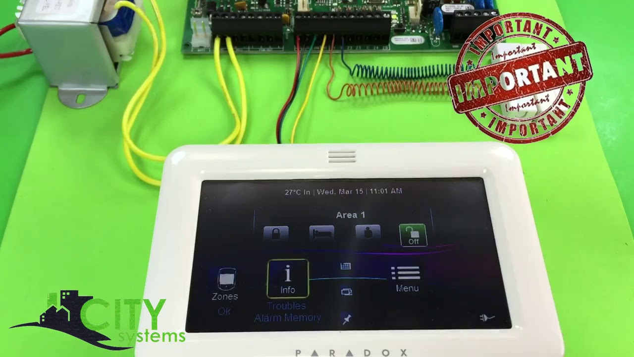 HOW TO INSTALL WIRED DOOR CONTACT USING TM50 AND MG5050 PANEL PARADOX