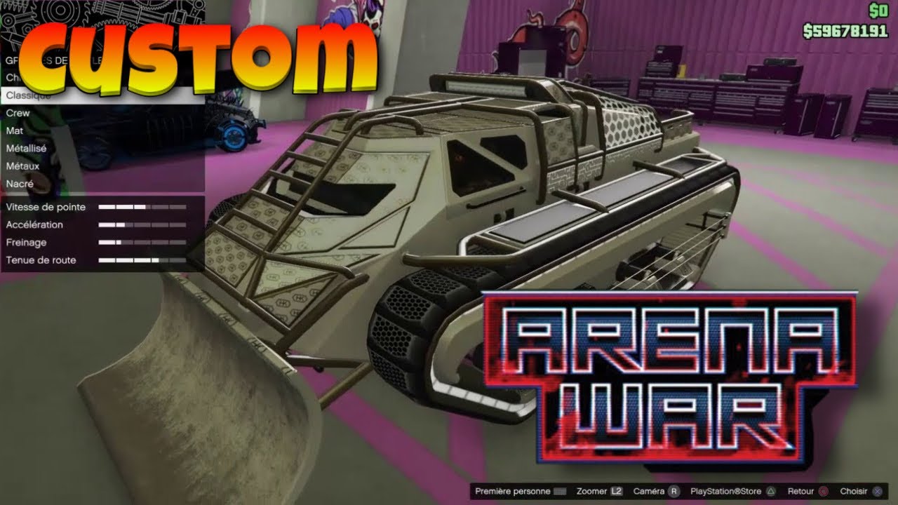 CUSTOMISATION DU SCARAB ANTICIPATION - ARENA WAR GTA V