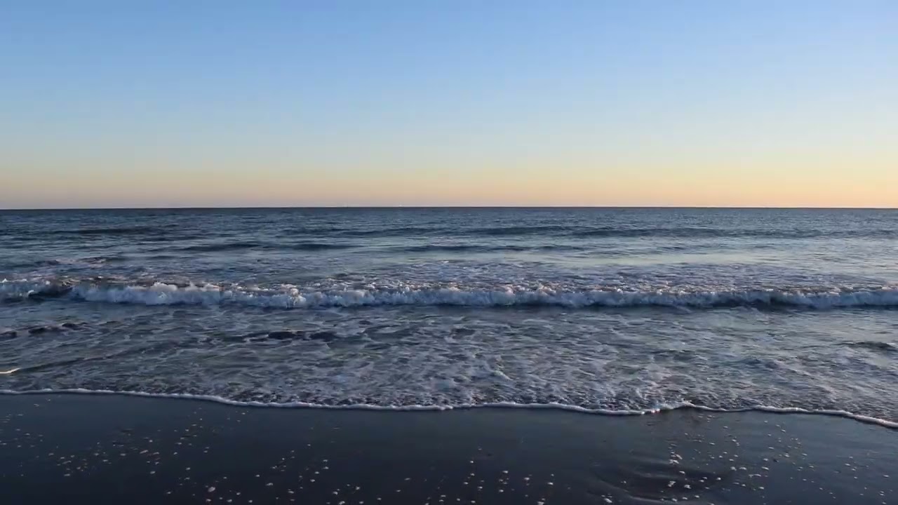 Atlantic Ocean Tide coming in at Fort Macon State Park