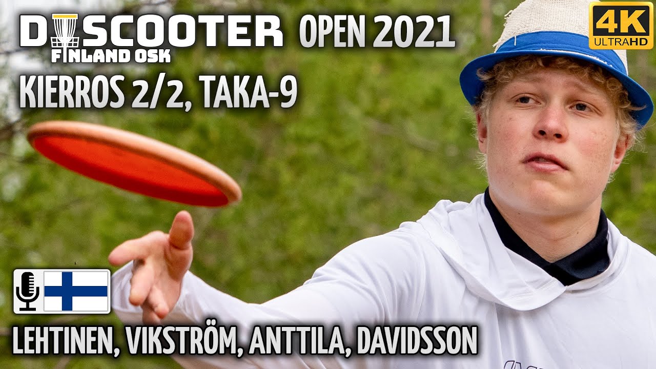 Discooter Open 2021, R2B9, Lauri Lehtinen, Oskari Vikström, Niklas Anttila, Daniel Davidsson | 4K