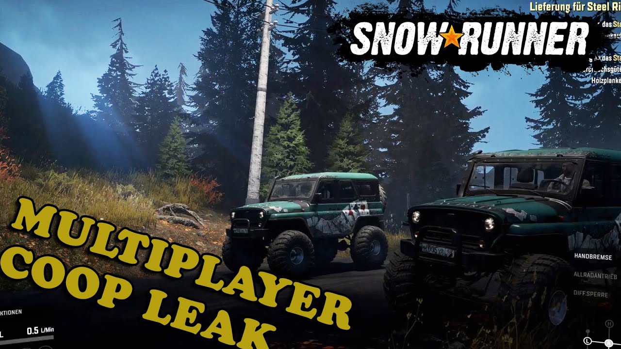 SnowRunner - Multiplayer Coop Gameplay Leak