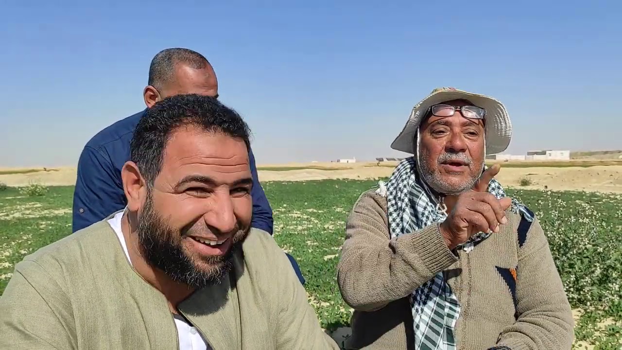دموع وفرحه وغناء عم احمد الارض أرضنا ومعاينه دمنهور بشركه الفلاح بالفرافره   01008791285