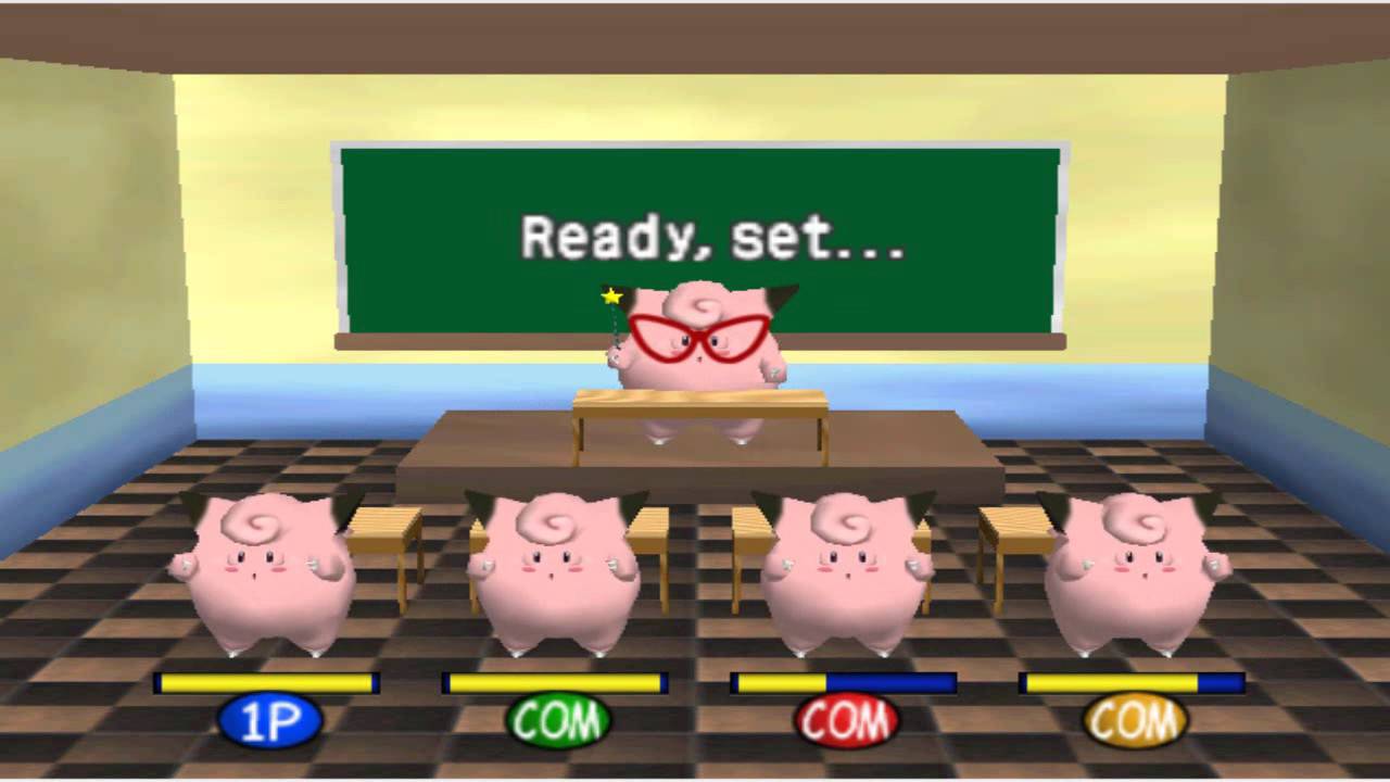 POKÉMON STADIUM MINIGAME CLEFAIRY SAYS HARD