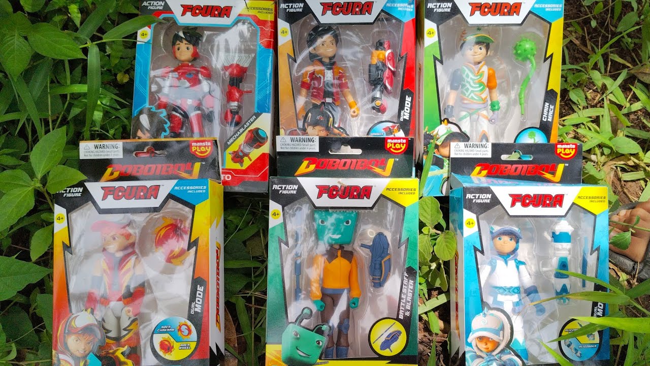 Unboxing BoBoiBoy Nova & Blizzard Hasil Temuan di Pohon - Koleksi BoBoiBoy Figura Part 2