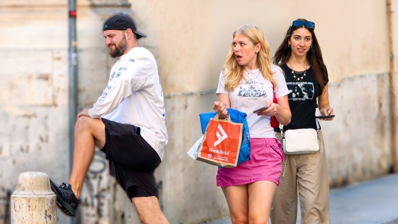 ¡10 divertidas bromas de PEDOS en Europa! PARKOUR en Italia!!