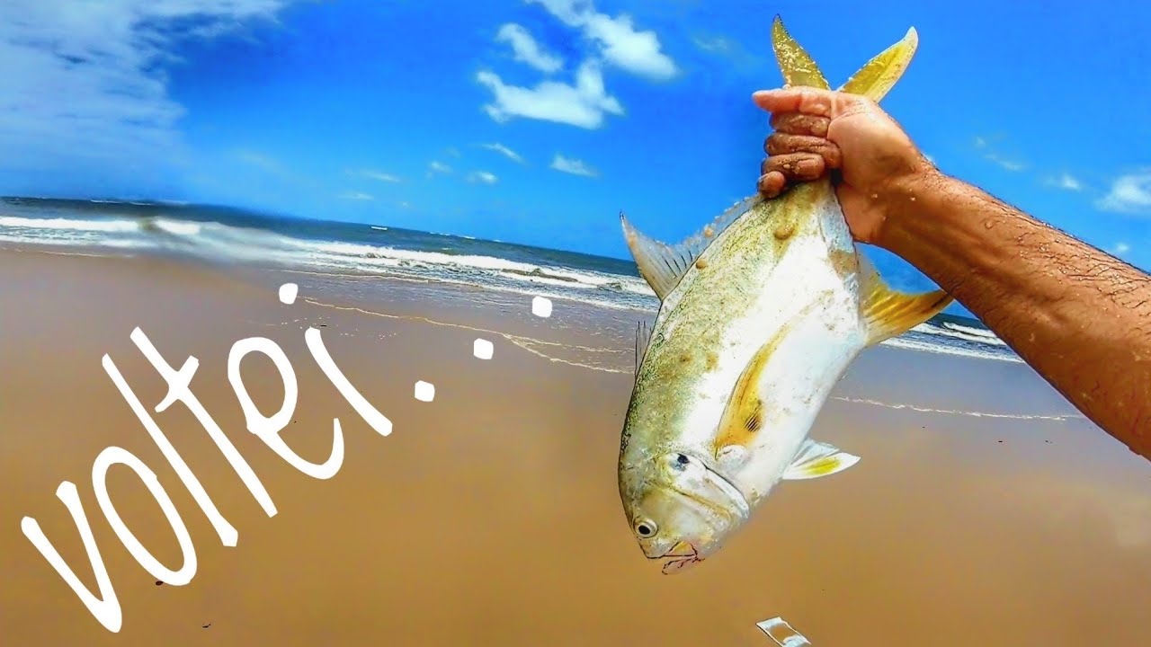 Voltei... Pescaria de praia com iscas artificiais no Litoral Sul de Alagoas