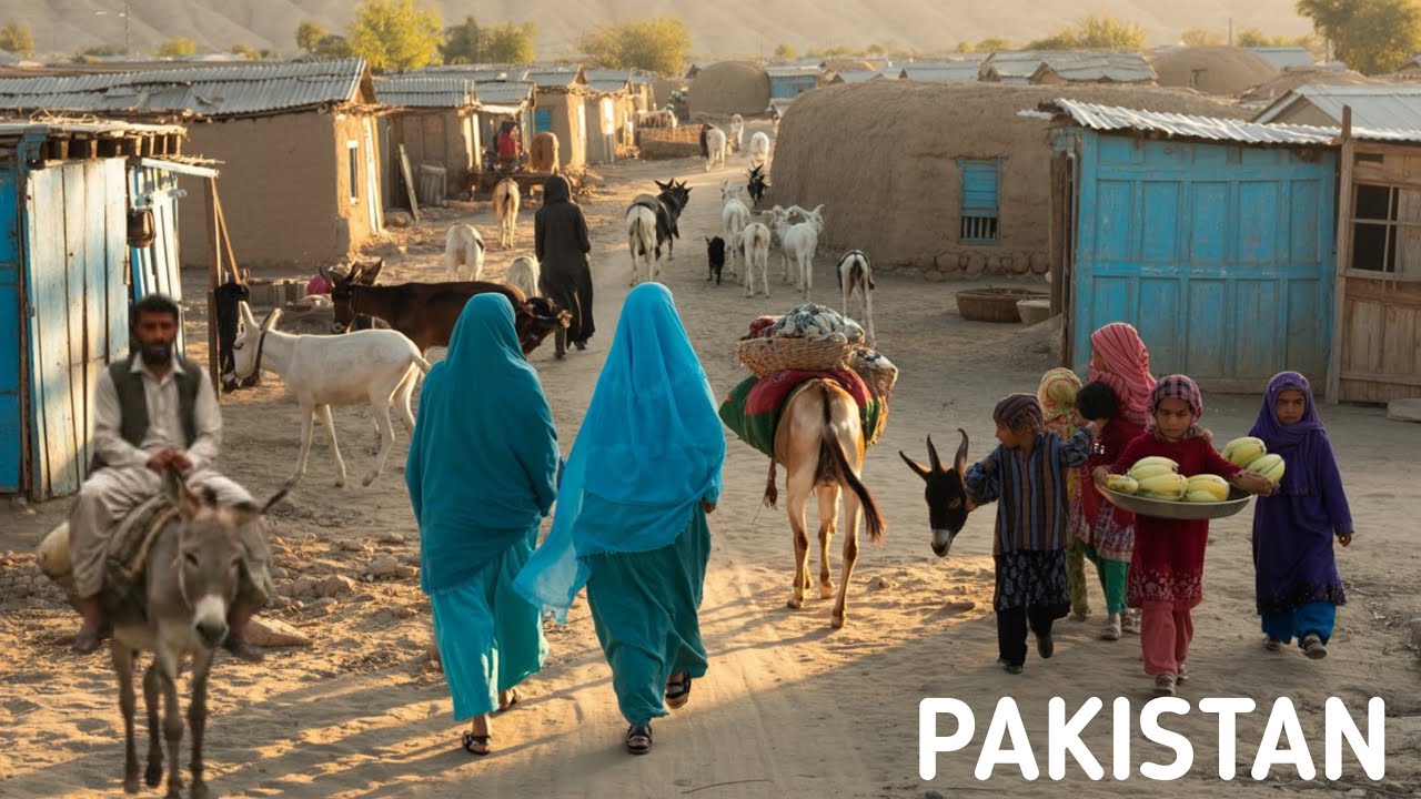 Pakistan walking tour 4K - Street Walk Lahore Pakistan 60fps
