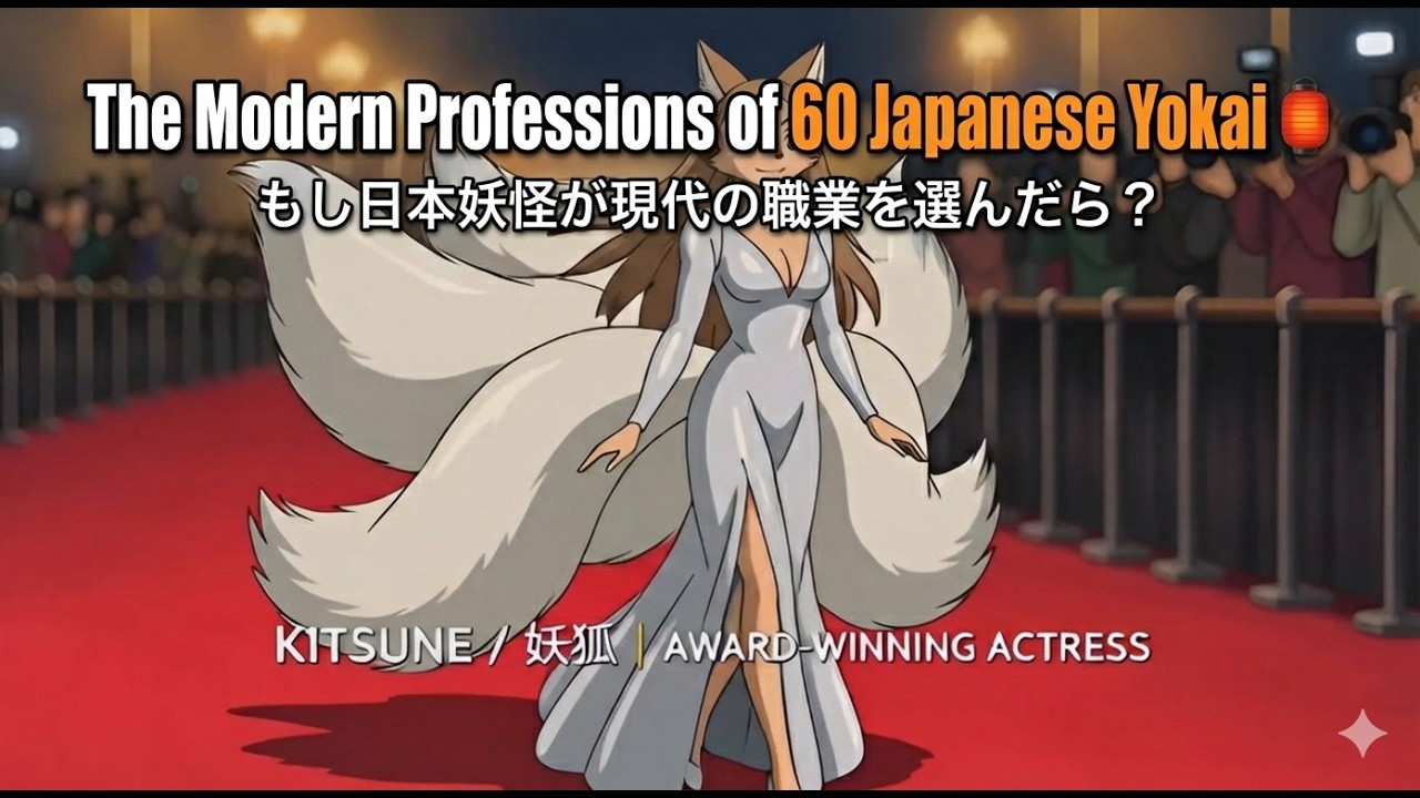 現代を生きる60の日本妖怪：あの妖怪がまさかの職業に！？ 🏮60 Japanese Yokai You Won’t Believe Their Modern Jobs! 🛠️