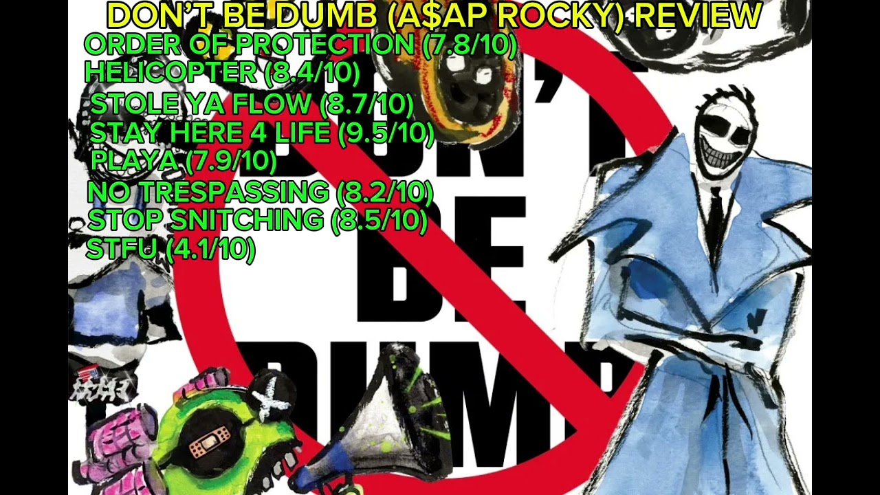 DON’T BE DUMB BY A$AP ROCKY REVIEW