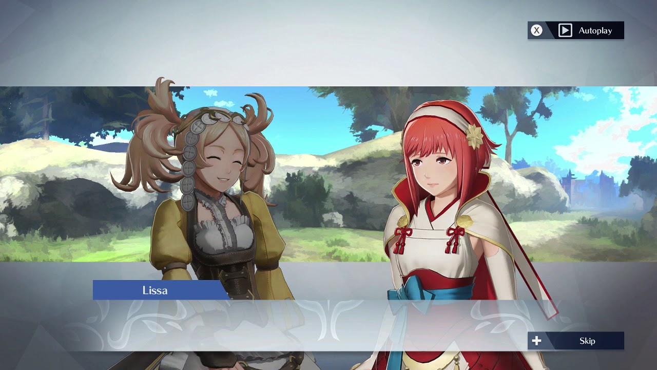 Fire Emblem Warriors - Lissa and Sakura Support Conversation