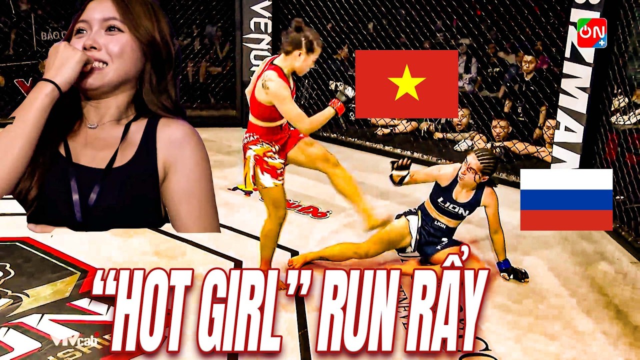 Hot girl XINH NHƯ MỘNG RUN RẨY khi xem  trận đại chiến của Như  Quỳnh với Gấu Nga